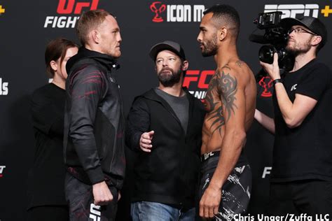 Photos Ufc Fight Night Official Weigh Ins Faceoffs Mma Underground