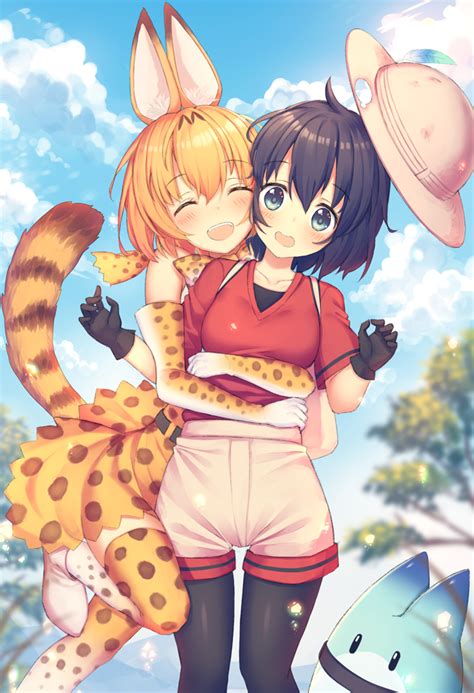 Serval Kaban And Lucky Beast Kemono Friends Drawn By Kawami Nami