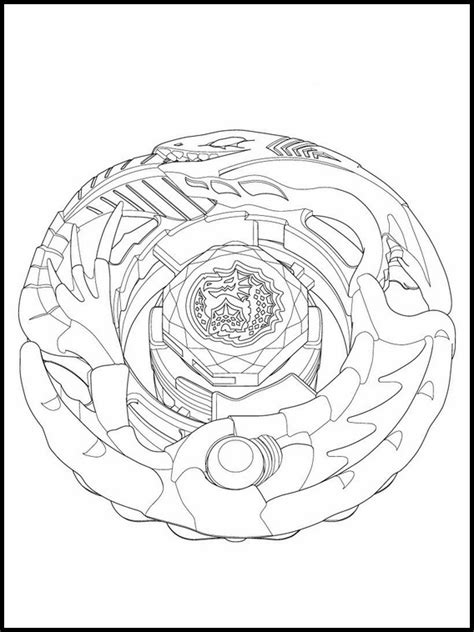 Desenhos Fáceis Para Colorir Beyblade Burst 25