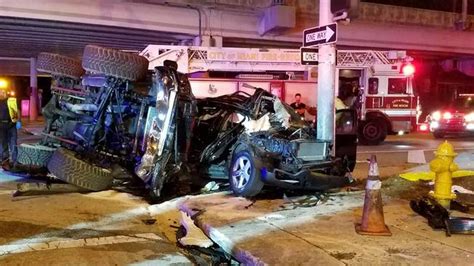 Accidente Deja Un Muerto Y Cuatro Heridos En El Downtown De Miami El