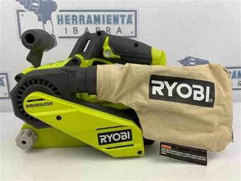 Lijadora De Banda Ryobi Brushless V Solo Equipo Mod P