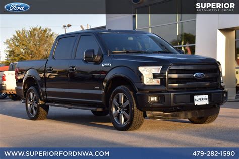 Pre Owned 2015 Ford F 150 Lariat 4WD Crew Cab Pickup In Fayetteville