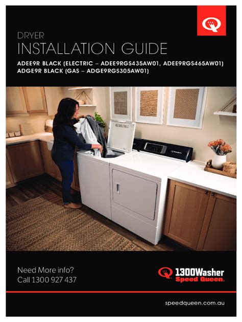 Fillable Online Washer Dryer Pre Installation Information Fax Email