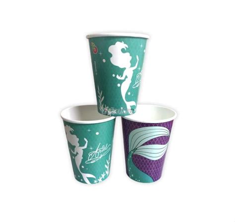 Vaso Polipapel LA SIRENITA X 8 Unidades Oficial Cotillonisimo