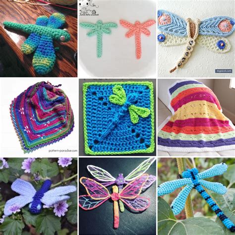 11 Stunning Free Crochet Dragonfly Patterns Easy And Fun Little