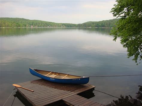 Lake Dock Canoe Lake Cottage Lake House Lakeside Living