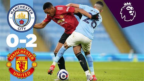 Highlights Man City 0 2 Man United Youtube