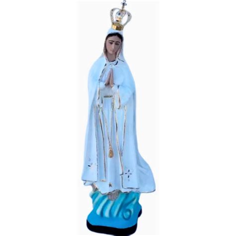 Imagem De Nossa Senhora De F Tima Cm Em Gesso Loja Todos Os Santos