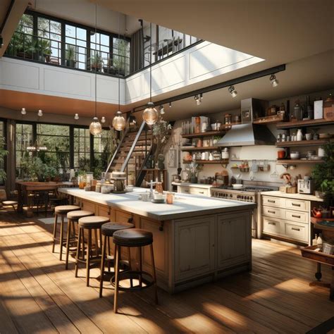 Premium AI Image | a modern house kitchen