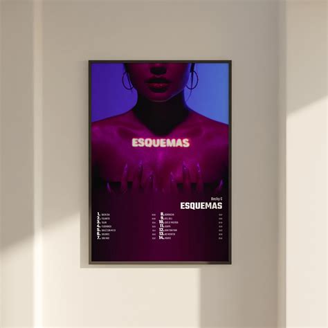 Becky G Esquemas Album Cover Poster Wall Art Becky G Esquemas Etsy