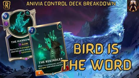 The Bird Is The Word With Anivia Control Deck Breakdown Gameplay