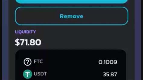 How To Remove Liquidity From Pancakeswap Ftc Usdt Lp Youtube