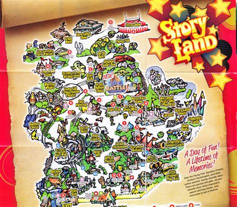 Story Land - 2011 Park Map