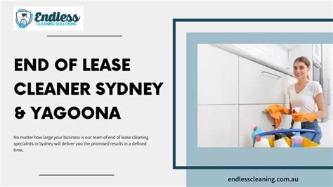 PPT End Of Lease Cleaner Sydney Yagoona PowerPoint Presentation