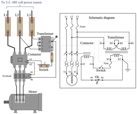 Motor Control Circuit Drawing - Circuit Diagram