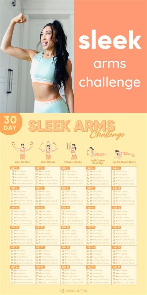 Get Tank Top Arms With This Arm Challenge 30 Day Workout Challenge 30 Day Workout Challenge