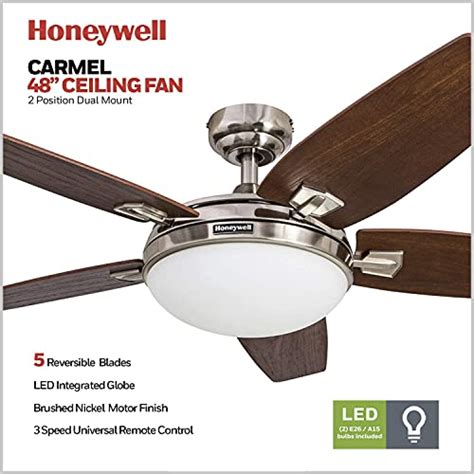 Honeywell Ceiling Fans Carmel Contemporary Ceiling Fan With