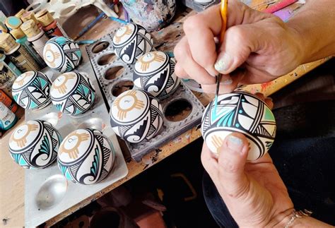 New Mexico Hot Air Balloon Ornament Turquoise With Zia SOLD Etsy