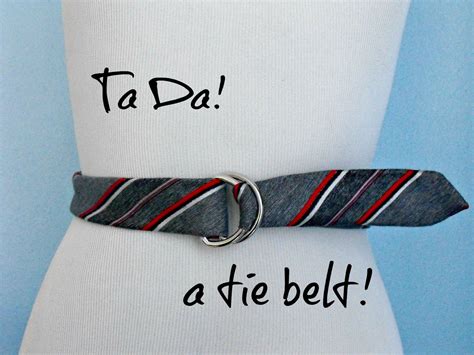 Crafty Little Gnome How To Make A Belt From An Old Tie How To Make A