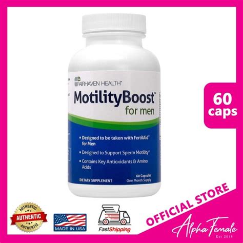 Fairhaven Health Motility Boost For Men Fertility Supplement Fertilaid