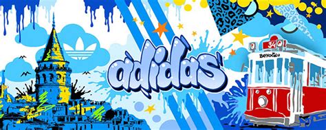 Adidas - Graffiti for Beyoğlu Shop on Pantone Canvas Gallery