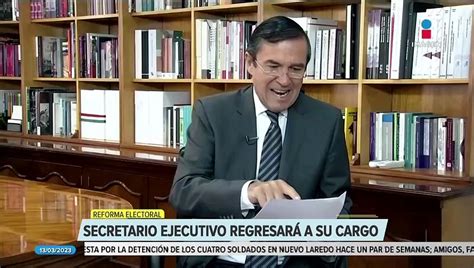 Edmundo Jacobo Molina Regresar A Su Cargo Como Secretario Ejecutivo