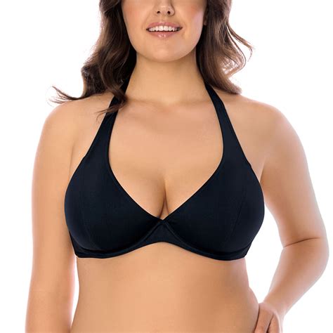 Vivisence Underwired Smooth Non Padded Bikini Top 3215 Black Black