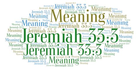 Jeremiah 33 3 Meaning – Explaining The Book