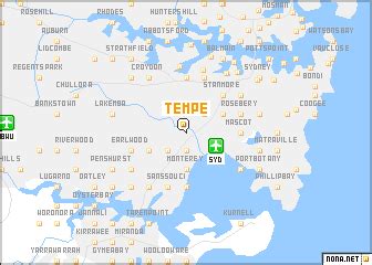 Tempe (Australia) map - nona.net