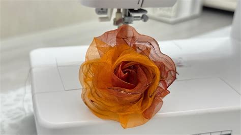 How To Make An Adorable Fabric Rose Flower In Just 4 Minutes DIY