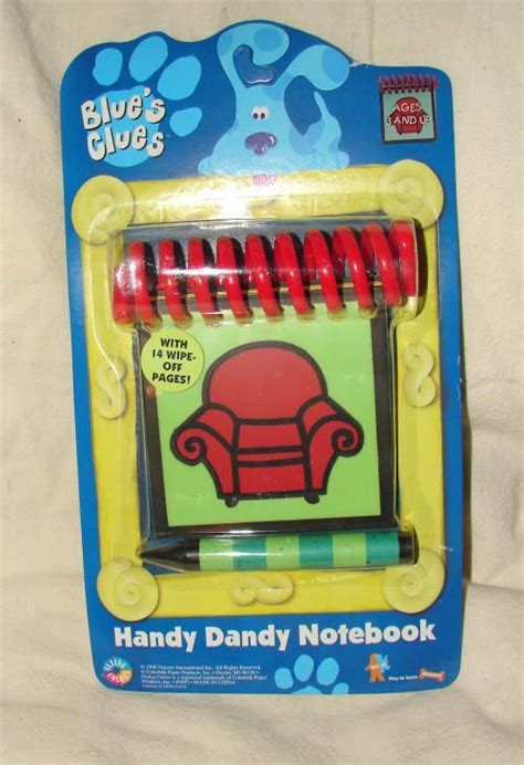 Blues Clues Steve S Handy Dandy Notebook Draw Board Red Chair The