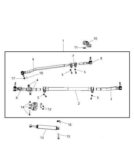 Steering Linkage 2011 Ram 5500