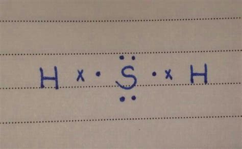 Draw The Electron Dot Structure Of Hydrogen Sulphide