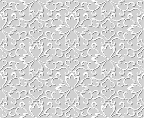 Mod Le Sans Couture Art Papier D Motif Fleur De Vigne Courbe En