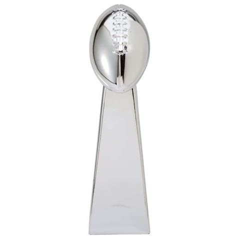 Chrome Lombardi Replica Super Bowl Trophy