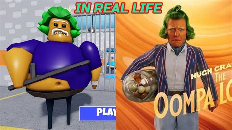 Oompa Loompa Wonka BARRY S PRISON RUN IN REAL LIFE Obby New Update