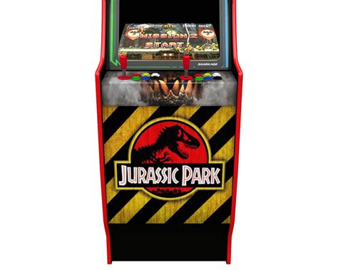 Jurrasic Park Arcade Cabinet Machine Artwork Graphics Vinyl Etsy Uk