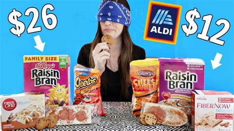 Aldi Vs Name Brand Food Blind Taste Test Youtube