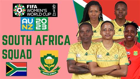 South Africa Official Squad Fifa Womens World Cup 2023 Footworld