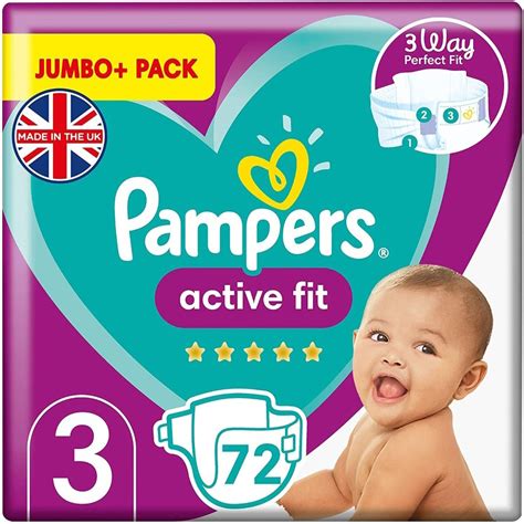 Pampers Active Fit 3 / 72 pcs купить + отзывы и характеристики