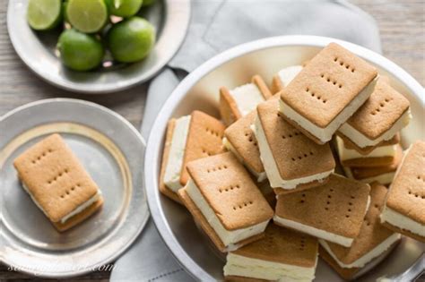 Key Lime Pie Ice Cream Sandwiches Saving Room For Dessert