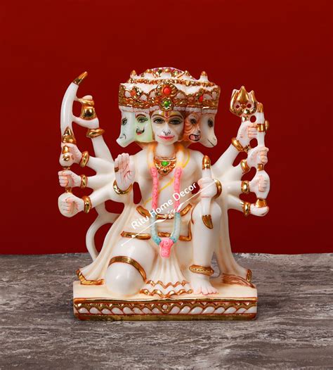 Panchmukhi Hanuman Statue Bajrang Bali Idol Hanuman For Worship God