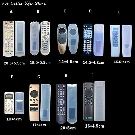 1 Piece Soft Silicone TV Remote Control Protective Sleeve Dust