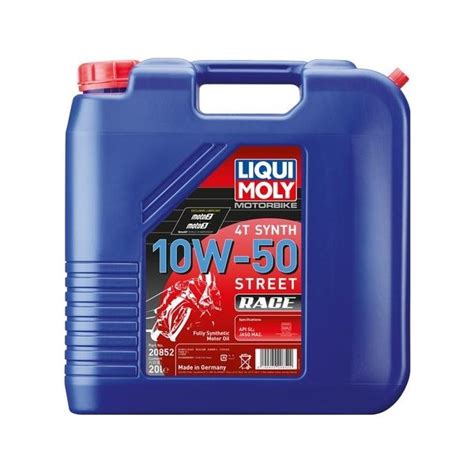 LIQUIMOLY リキモリ Motorbike 4T Synth 10W 50 Street Race 20L 20852