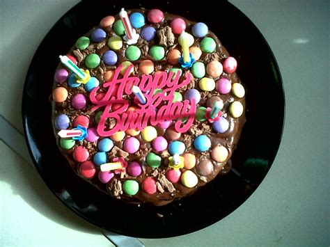 Smartie birthday cake | Cake, Birthday cake, Desserts