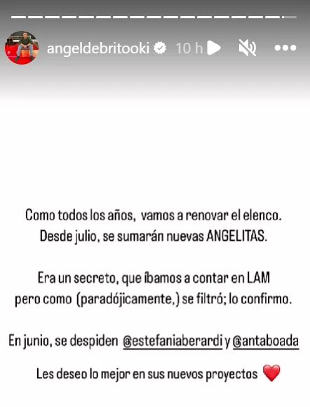 Sorpresa Por La Salida De Andrea Taboada Y Estefi Berardi De LAM Los