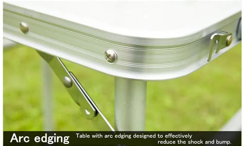 Aluminum Folding Picnic Table/metal Folding Camping Table/adjustable Small Folding Table - Buy ...