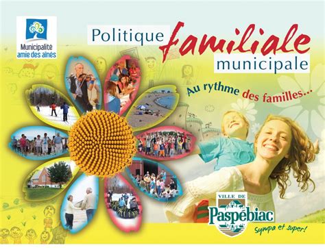 Politique familiale Ville de Paspébiac