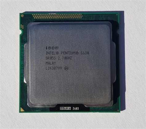 Intel Pentium G630 Dual Core 3mb 27ghz Sr05s Socket Lga1155 Processor Cpu Ebay