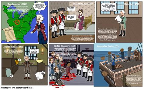 Us History American Revolution Storyboard By Ec29ca31